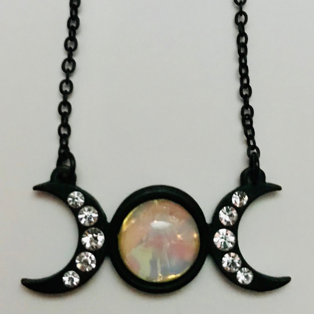 Triple Moon Necklace